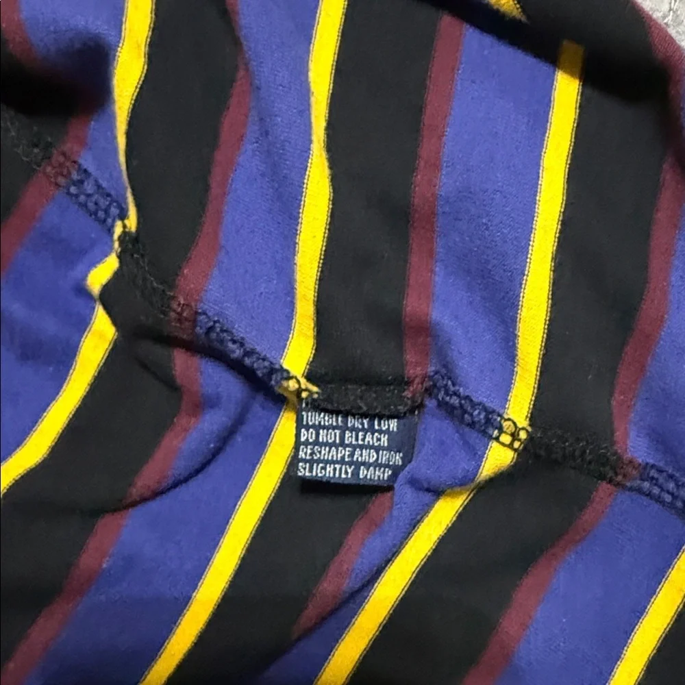 VTG POLO RALPH LAUREN Mens XL Multicolored Striped Polo Shirt